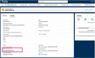 DocuSign for Salesforce: How to Create a Lookup Relationship Between DocuSign Status and Salesforce Objects