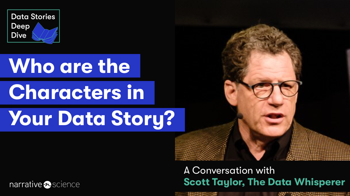 Who are the Characters in your Data Story? | Data Stories Deep Dive Episode 3