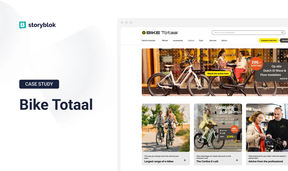 Kega creates eCommerce excellence for Bike Totaal