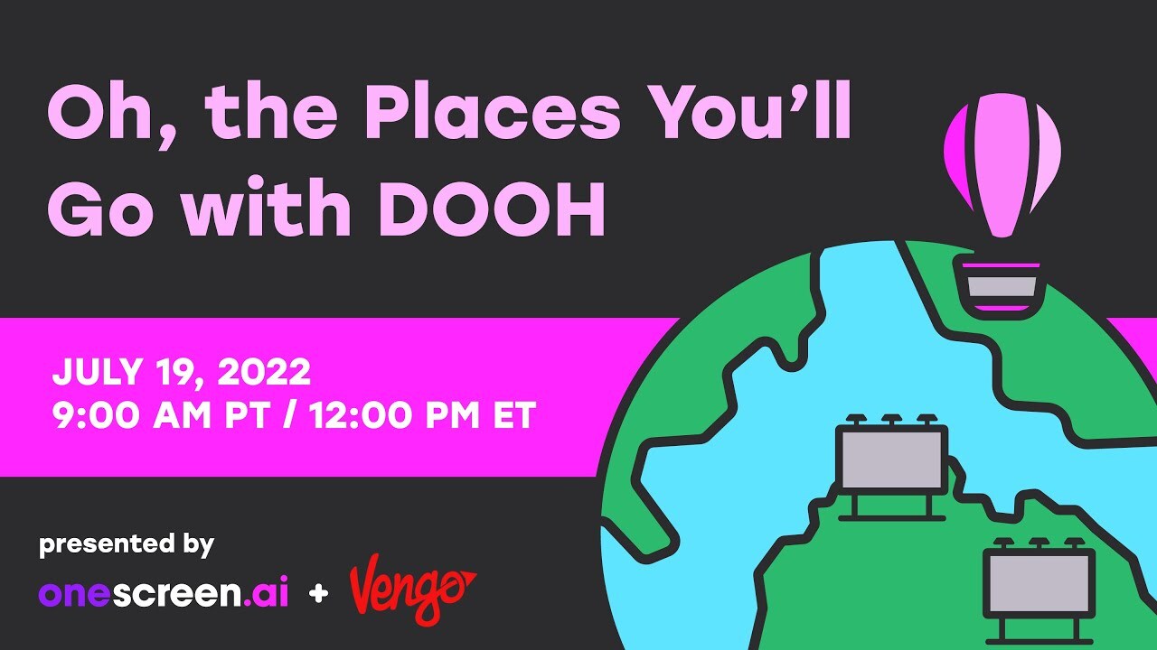 Oh, The Places You'll Go with DOOH