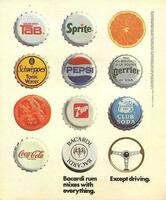 1983 Bacardi Rum Bottlecap Mixer Ad - Swipe File