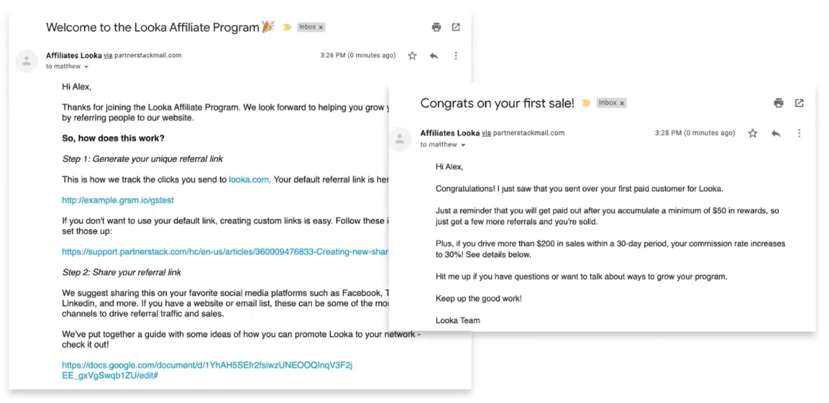 How Looka grew its affiliate program to drive one-third of profits