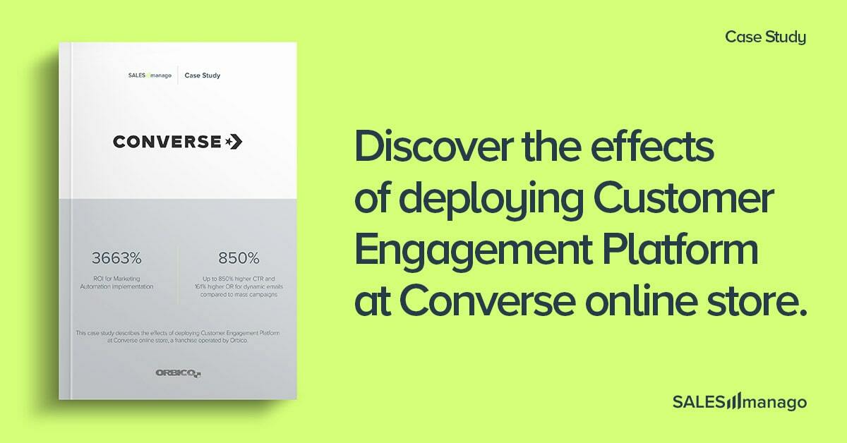 Discover the success story of Converse achieved with SALESmanago