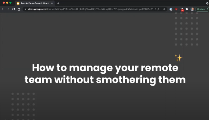 How to manage your remote team without smothering them