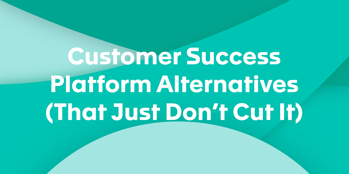 Customer Success Platform Alternatives (That Just Don't Cut It)