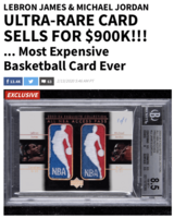 Jordan-LeBron Card Sells For $900,000: Here's What It Means