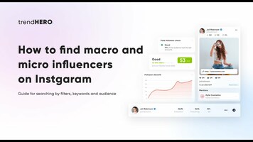 [Video] How to find macro and micro influencers on Instagram with trendHERO