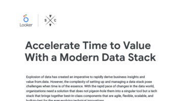 Accelerate Time-to-Value with a Modern Data Stack