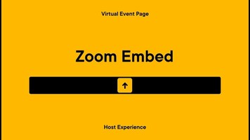 Splash Virtual Event Page: Host Experience | Zoom Embed