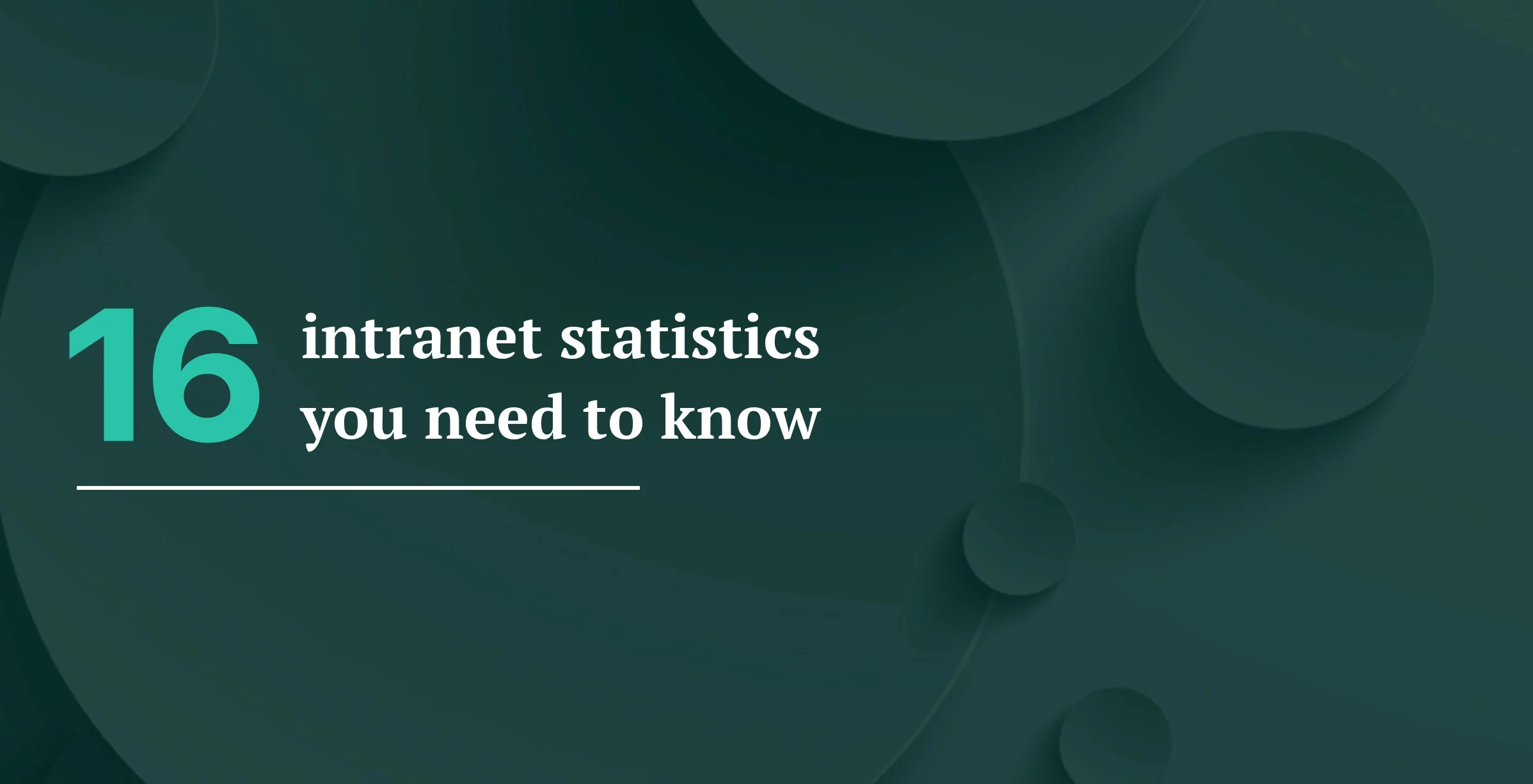 16 intranet statistics you need to know in 2024