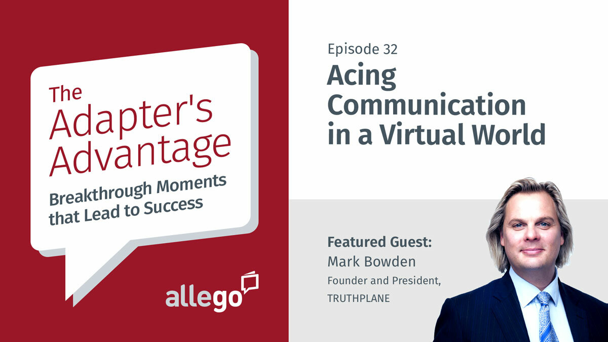 Adapter's Advantage Podcast S01E032: Mark Bowden