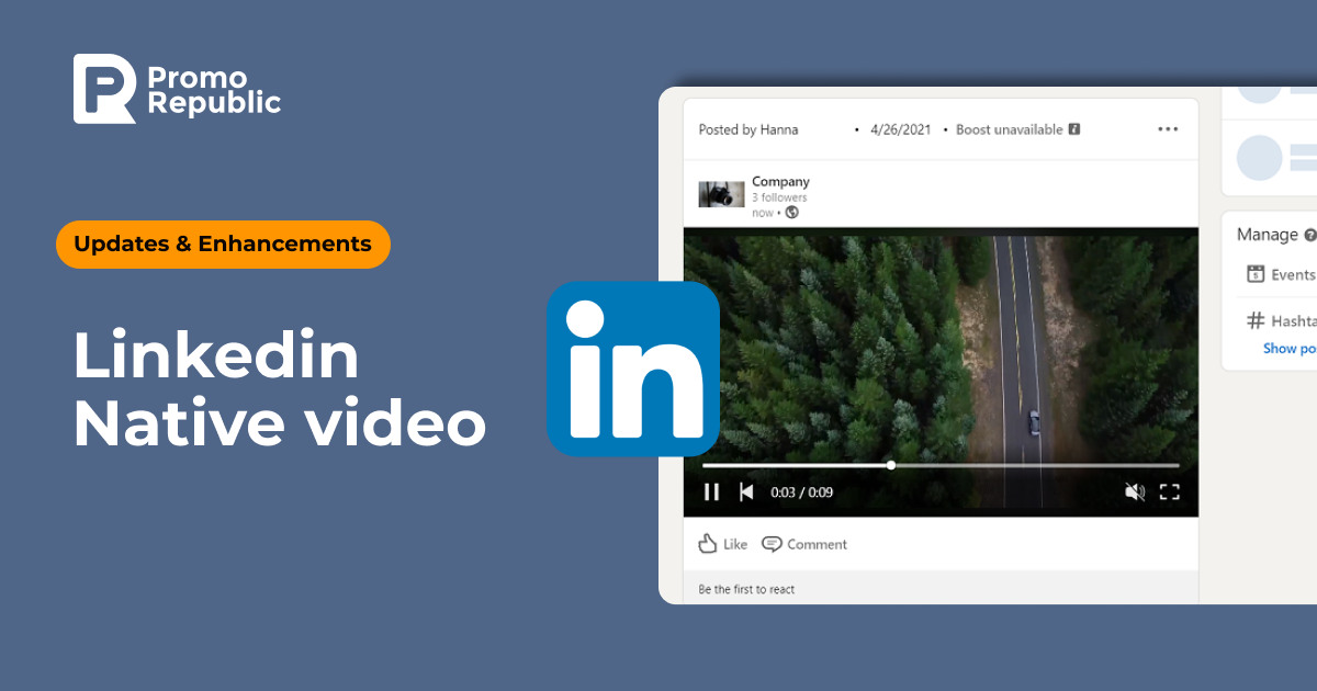Introducing LinkedIn Direct Video - PromoRepublic