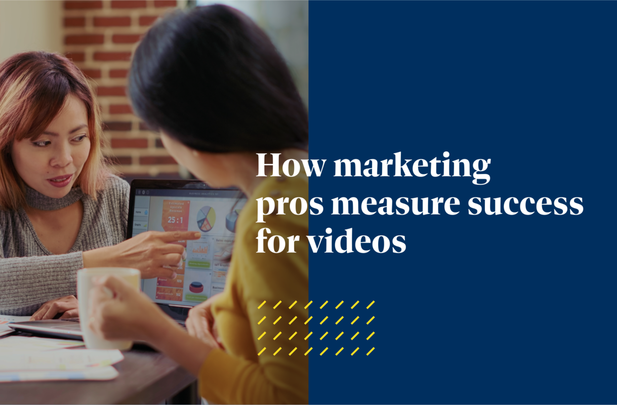 How marketing pros measure success for videos