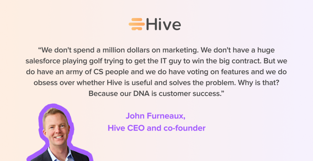 What's in Hive's DNA? Founder's Pioneering Role in Customer Success