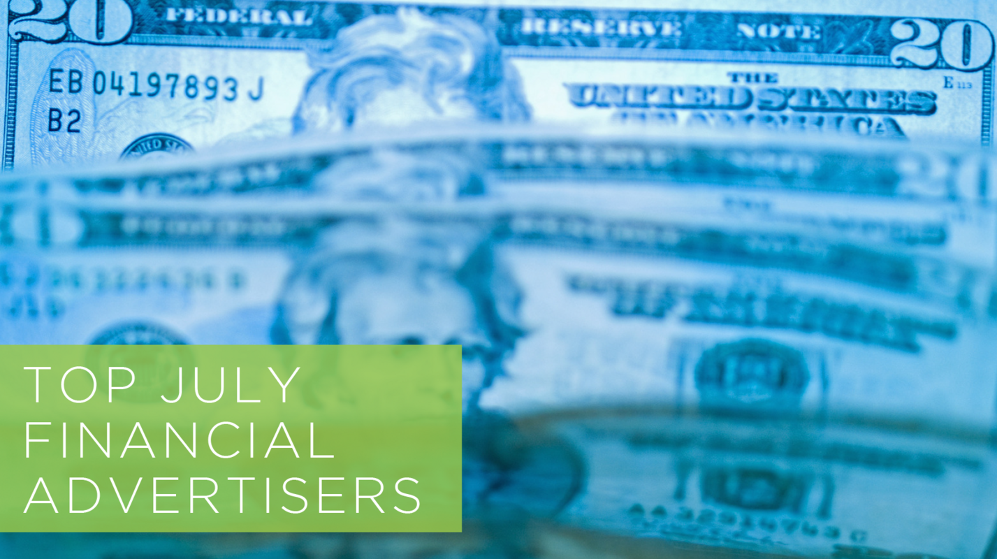 Who Were the Top 3 Financial Services Advertisers in July 2016?