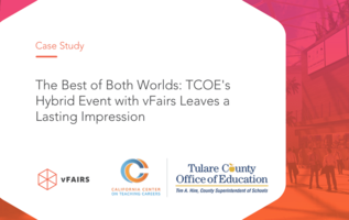 The Best of Both Worlds: TCOE's Hybrid Hiring Event with vFairs Leaves a Lasting Impression