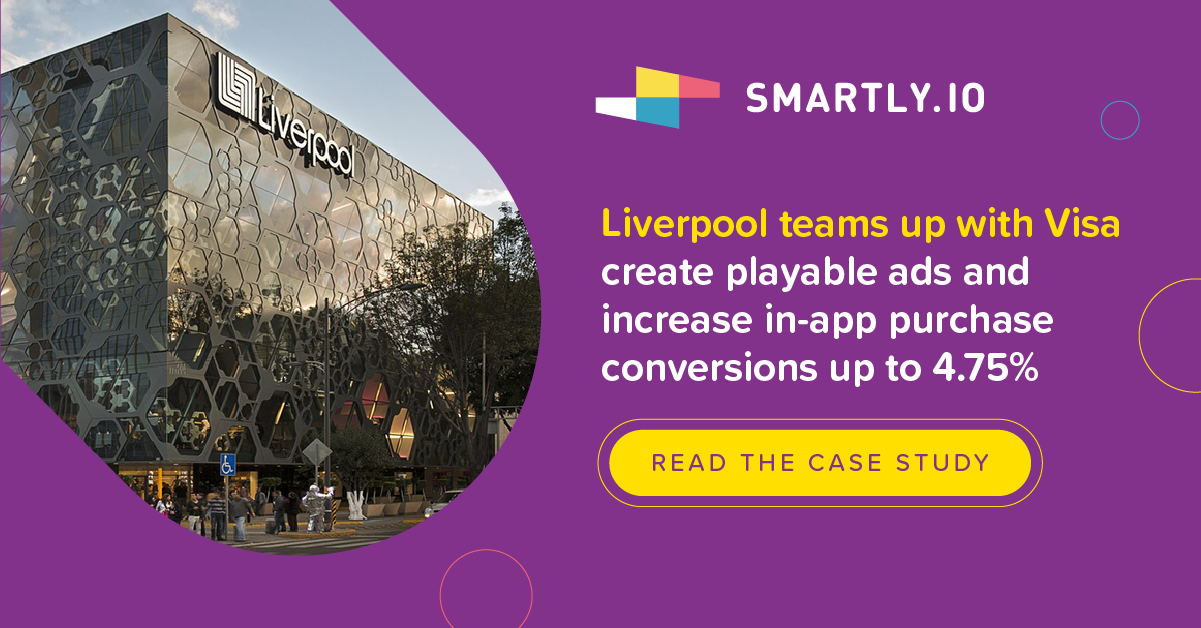 Liverpool teams up with Visa to create playable ads and increase in-app purchase conversions up to 4.75%