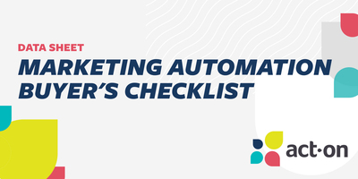 Marketing Automation Buyer's Checklist
