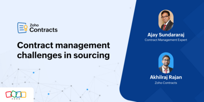 Contract management challenges in sourcing | Expert talks