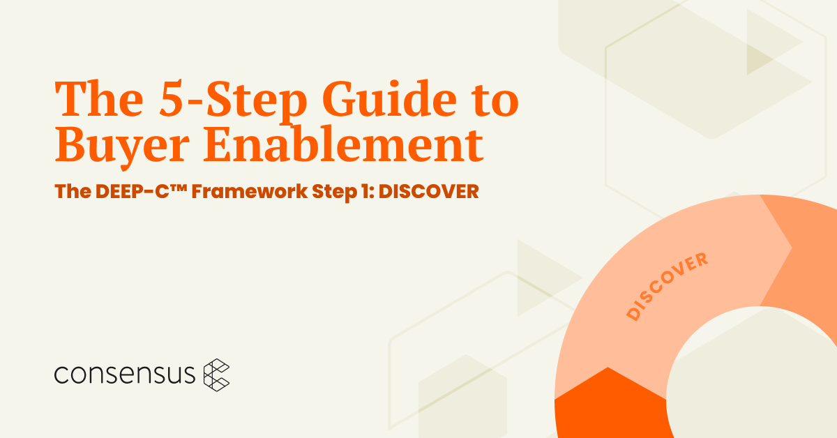 The 5-Step Guide to Buyer Enablement: The DEEP-C™ Framework Step 1: DISCOVER
