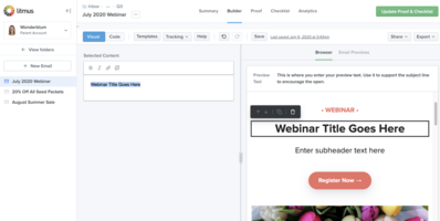 2020 Year in Litmus Product Updates: Webinar Recording + Q&A