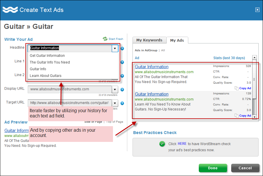 AdWords Ad Writing Tools: 3 Ways to Write Better Ads (Faster) with WordStream