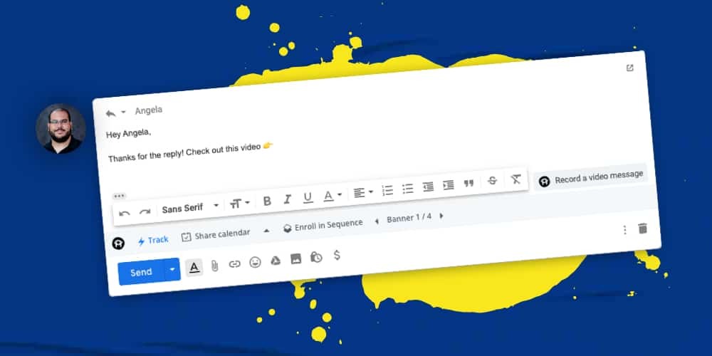 Get 5 Minutes Back On Every Email. Record Drift Videos Right From Gmail.