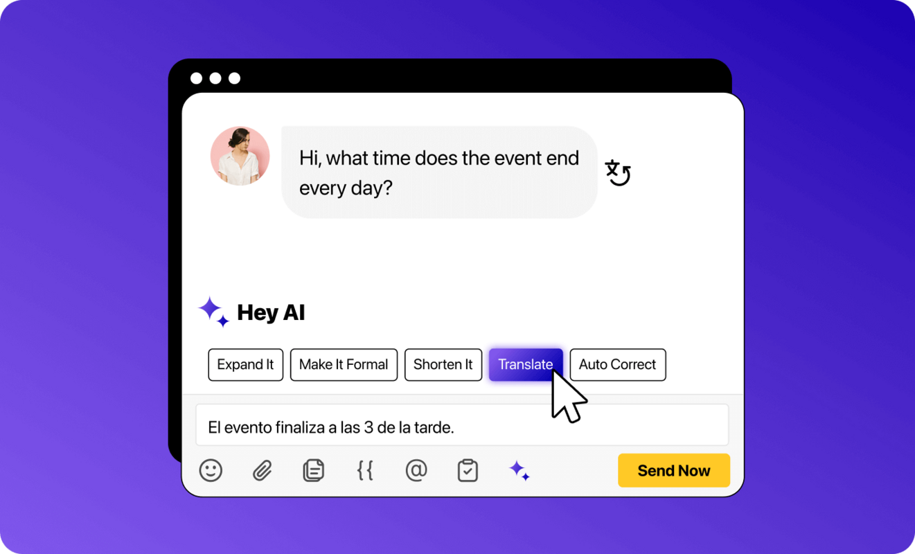 Feature spotlight: AI text translator