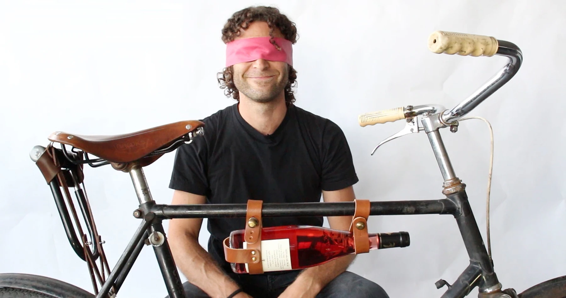 He Runs a Business-From His Bike