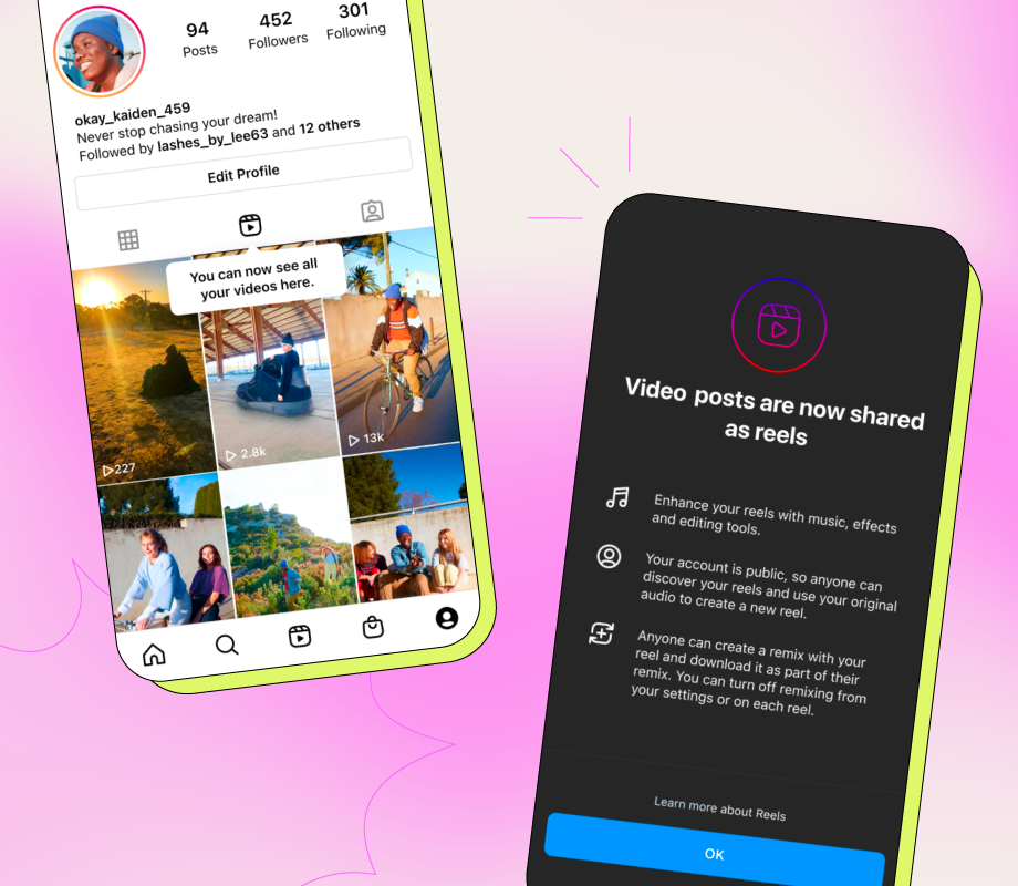 Instagram Merges Video Posts and Reels
