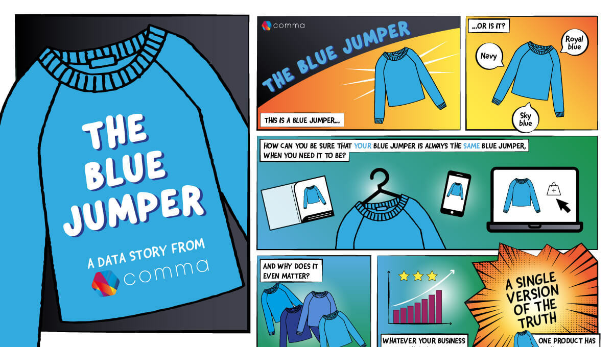 The blue jumper – a data story