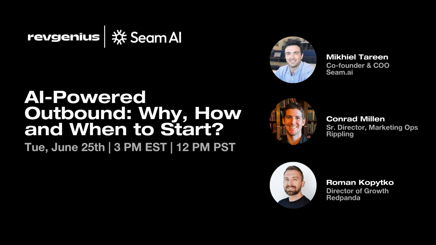 Watch the Recap : AI-Powered Outbound: Why, How and When to Start?
