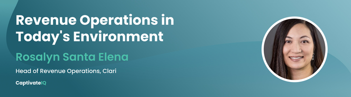 The Rise of Rev Ops - A Conversation with Rosalyn Santa Elena