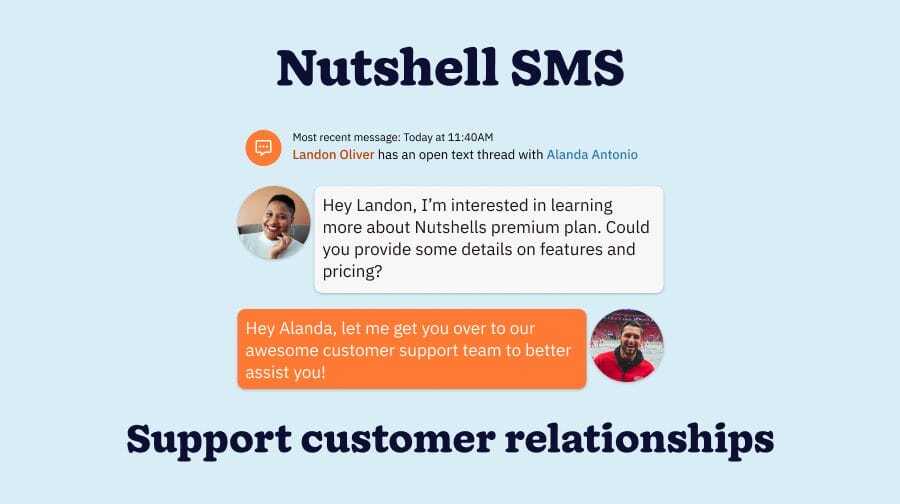 Increase Lead Engagement With Nutshell SMS