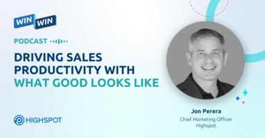Driving Sales Productivity With What Good Looks Like