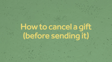 How to Cancel a Gift Before Sending