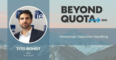 Workshop: Objection Handling [VIDEO]