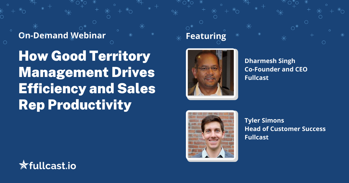 How Good Territory Management Drives Efficiency and Sales Rep Productivity