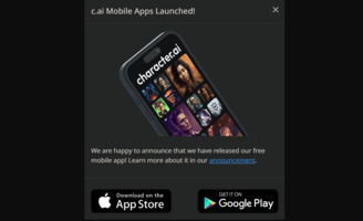 Character AI Turns Chatbot Web Users Into App Users