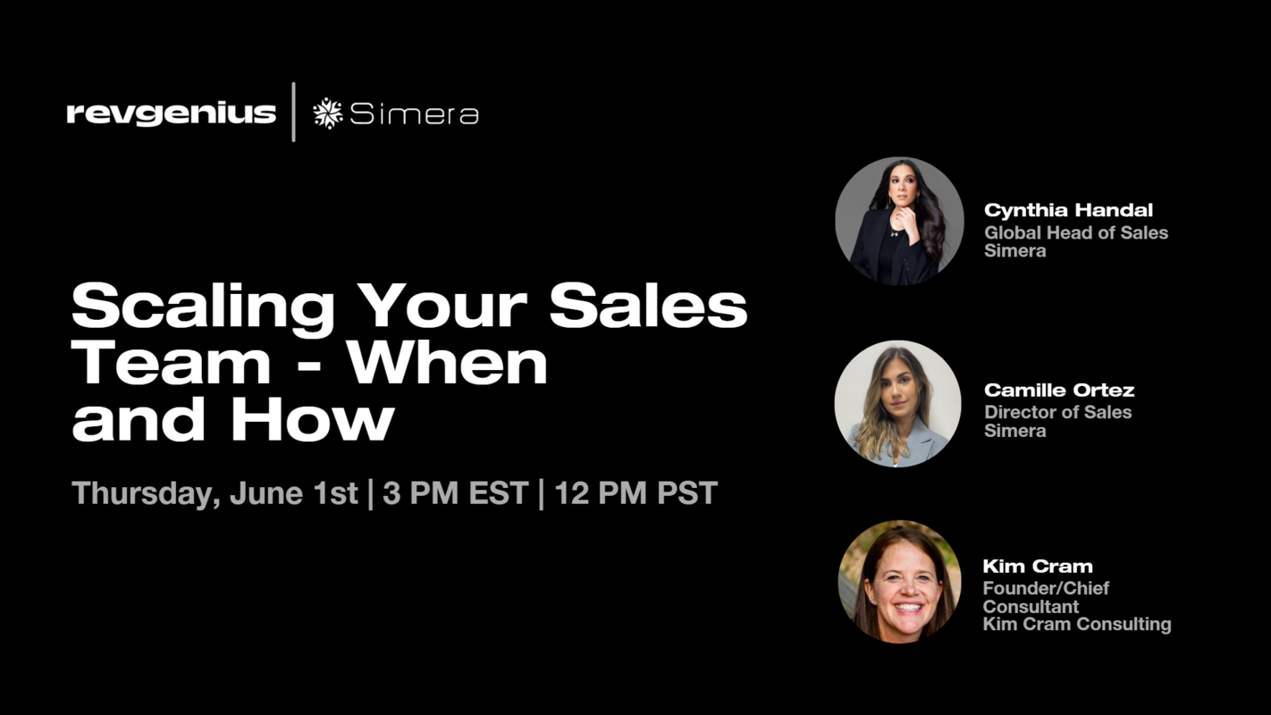 Scaling Your Sales Team - When and How