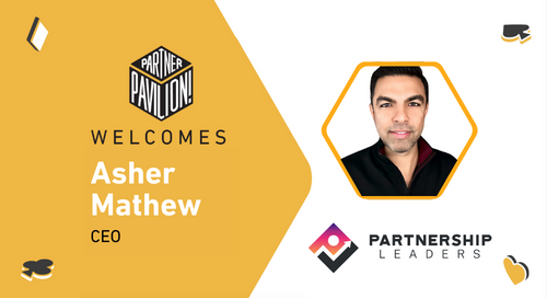Asher Mathew with Partnership Leaders | Channel Partners Expo Video