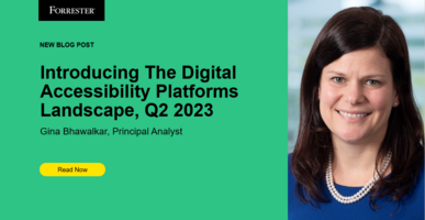 Introducing The Digital Accessibility Platforms Landscape, Q2 2023