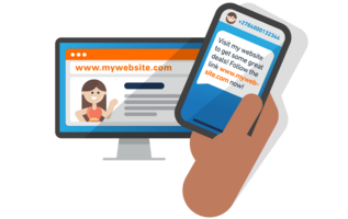 When do I need to register the URL in my message?