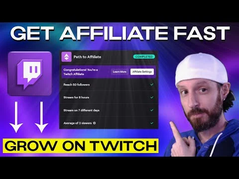 How To Get Twitch Affiliate FAST and EASY