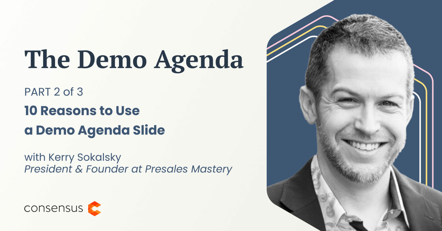 The Demo Agenda: 10 Reasons to Use a Demo Agenda Slide