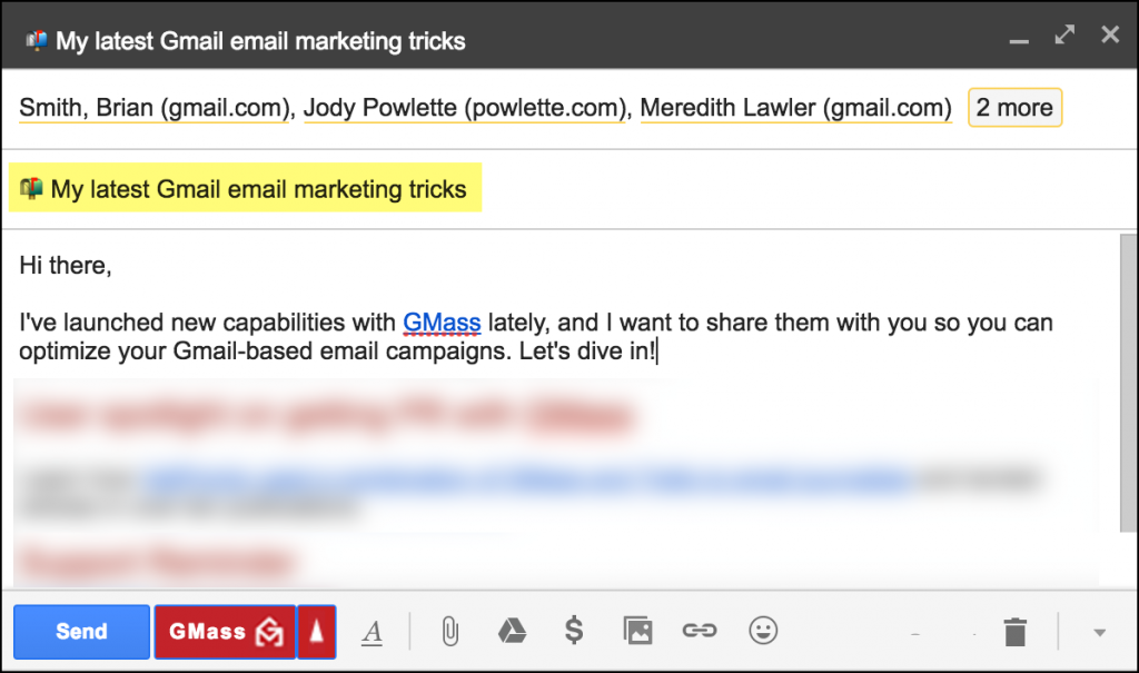 How to use emojis in your Gmail email marketing campaigns