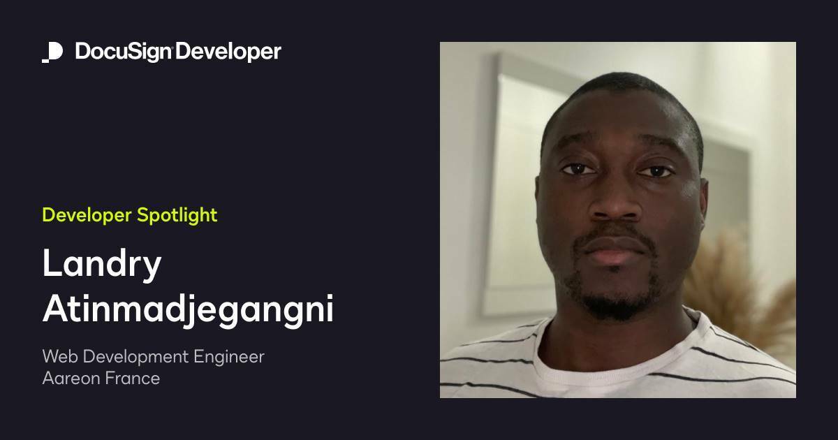 Developer Spotlight: Landry Atinmadjegangni, Aareon France
