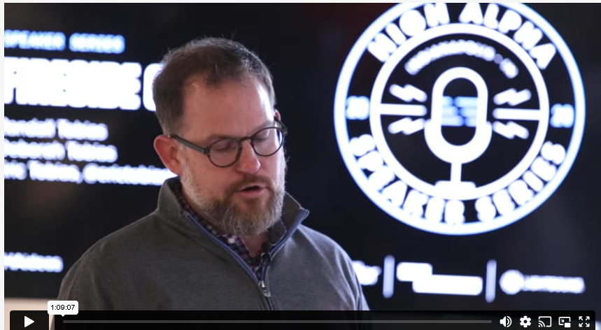 Speaker Series with Randall and Deborah Tobias, Founders of the Tobias Center for International Development