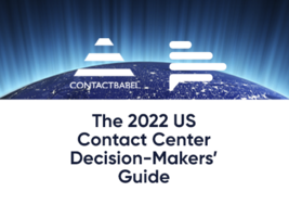 2022 Contact Center Decision-Makers' Guide