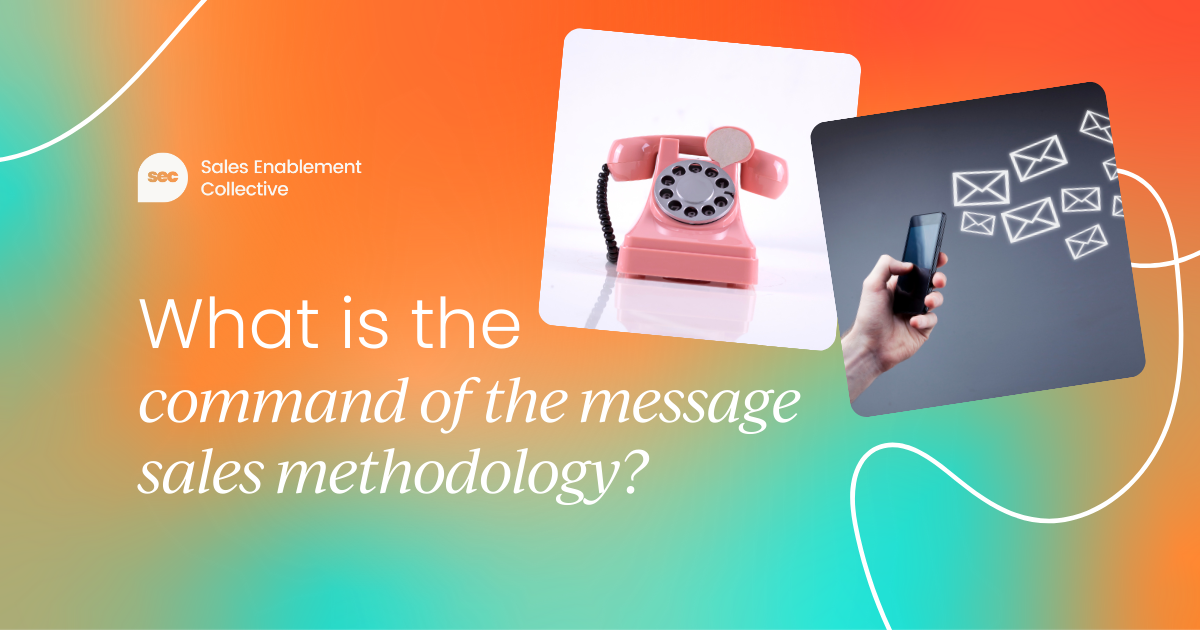 What is the command of the message sales methodology?